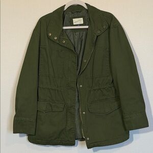 Women’s Utility Jacket, 100% cotton, poly lined, mid-heavy weight, size Large